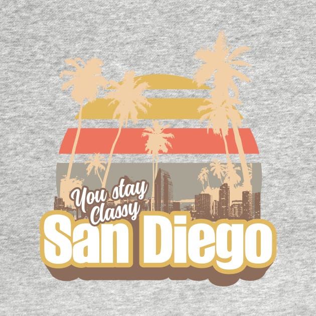 Stay classy San Diego by Graphiksmash